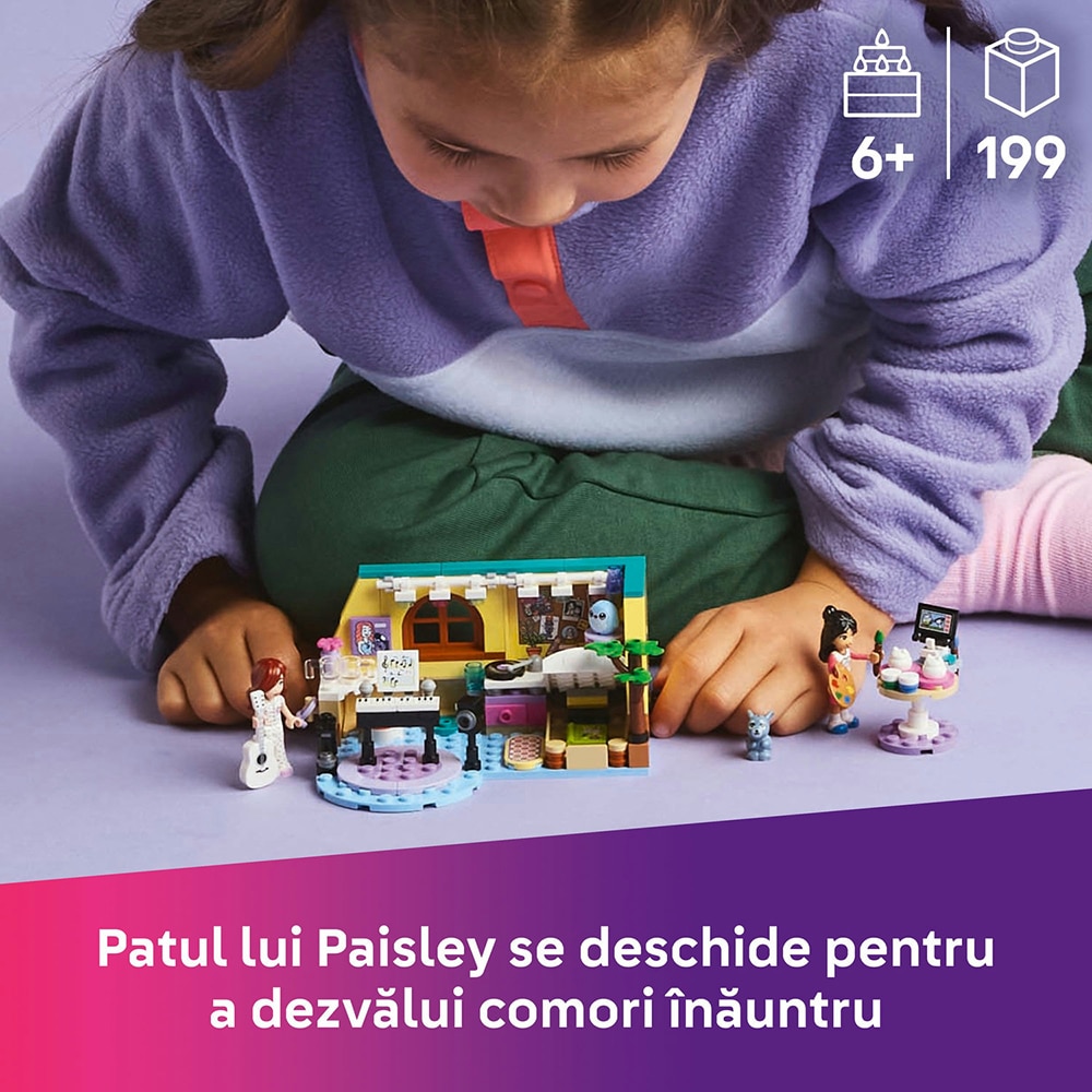 LEGO Friends: Camera lui Paisley 42647, 6 ani+, 199 piese