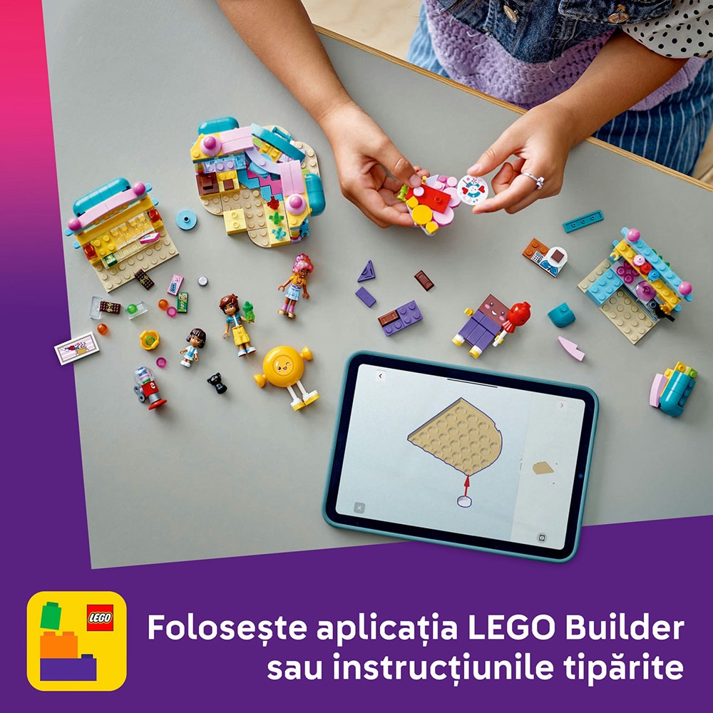 LEGO Friends: Magazin de dulciuri din orasul Heartlake 42649, 6 ani+, 376 piese