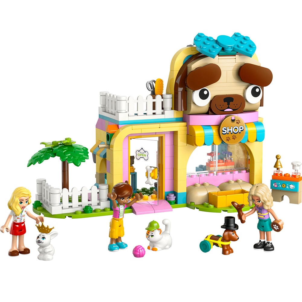 LEGO Friends: Magazin de accesorii pentru animale de companie 42650, 6 ani+, 375 piese