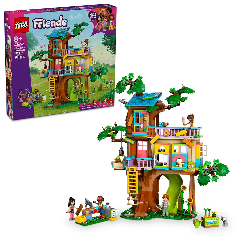LEGO Friends: Momente cu prietenii la casa din copac 42652, 8 ani+, 701 piese