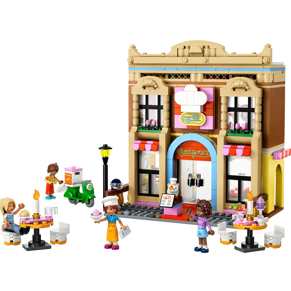 LEGO Friends: Restaurant si scoala de gastronomie 42655, 8 ani+, 896 piese