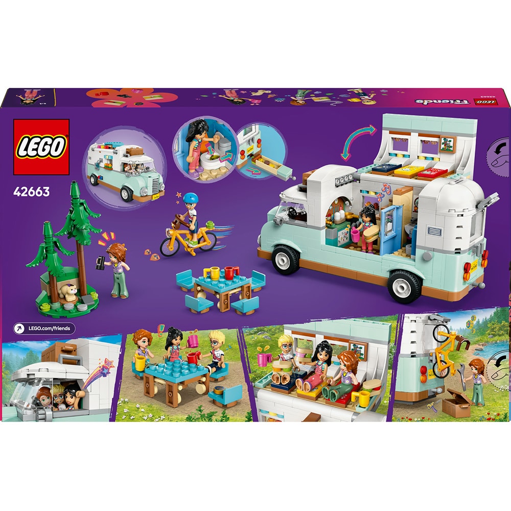 LEGO Friends: Aventura in rulota cu prietenii 42663, 7 ani+, 778 piese