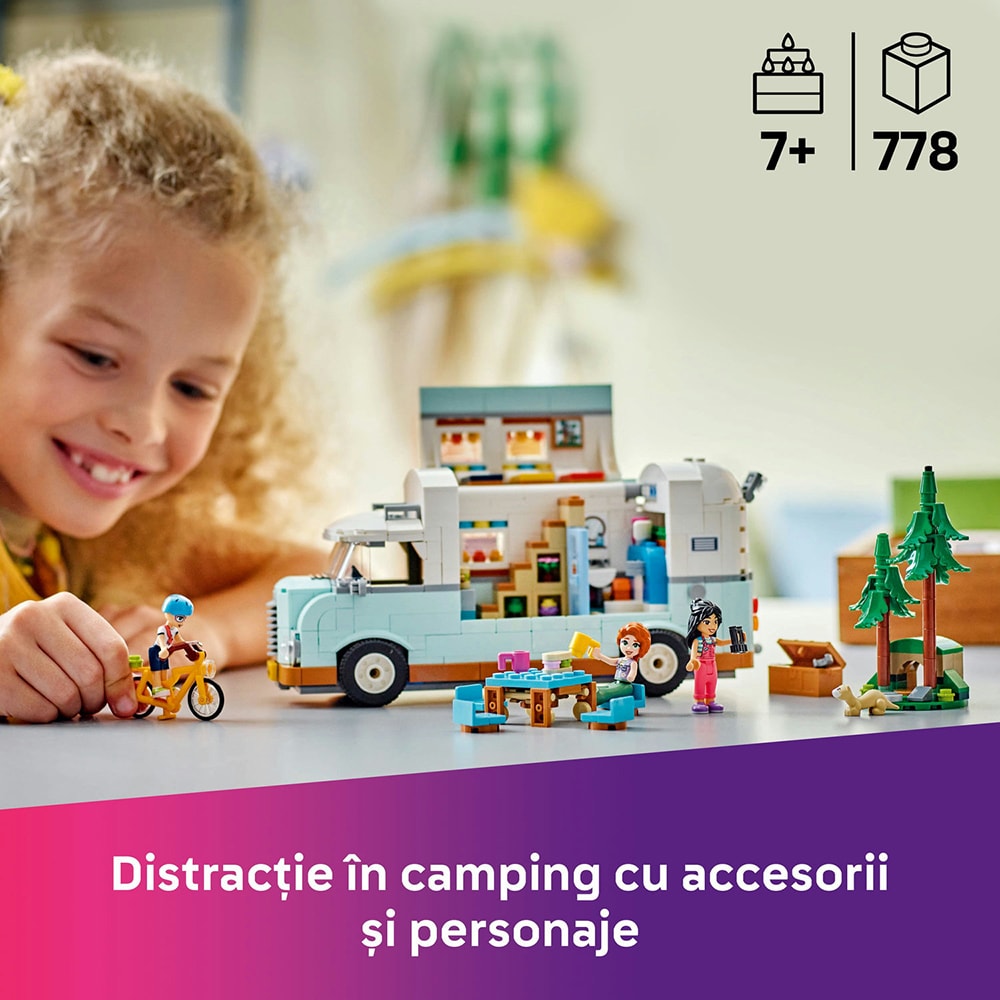 LEGO Friends: Aventura in rulota cu prietenii 42663, 7 ani+, 778 piese