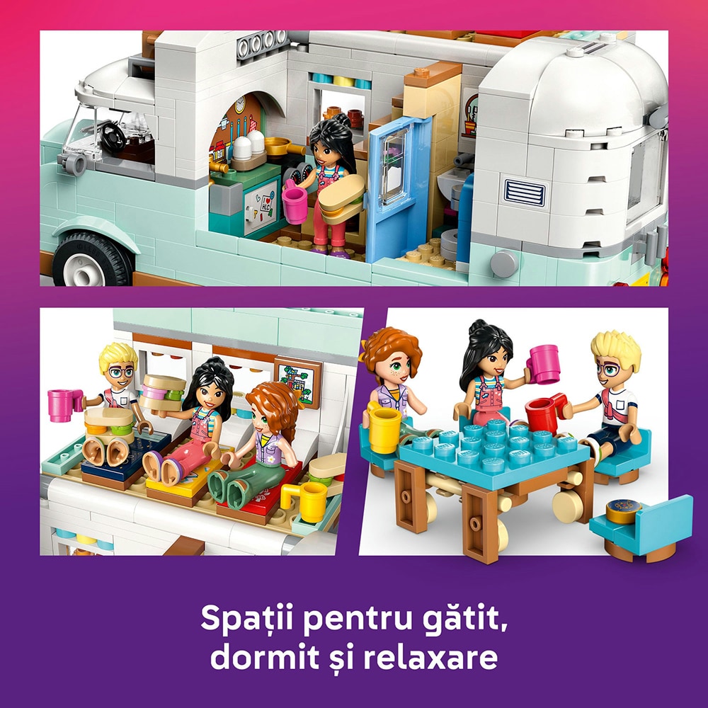 LEGO Friends: Aventura in rulota cu prietenii 42663, 7 ani+, 778 piese