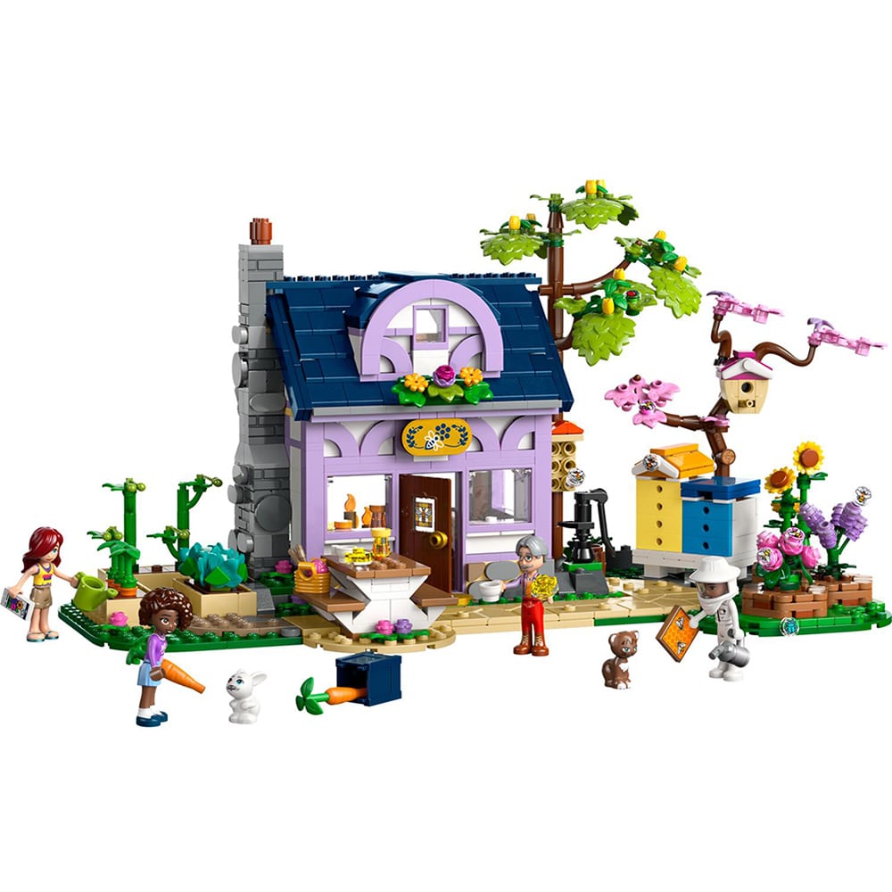 LEGO Friends: Casa apicultorilor si gradina cu flori 42669, 12 ani+, 1161 piese