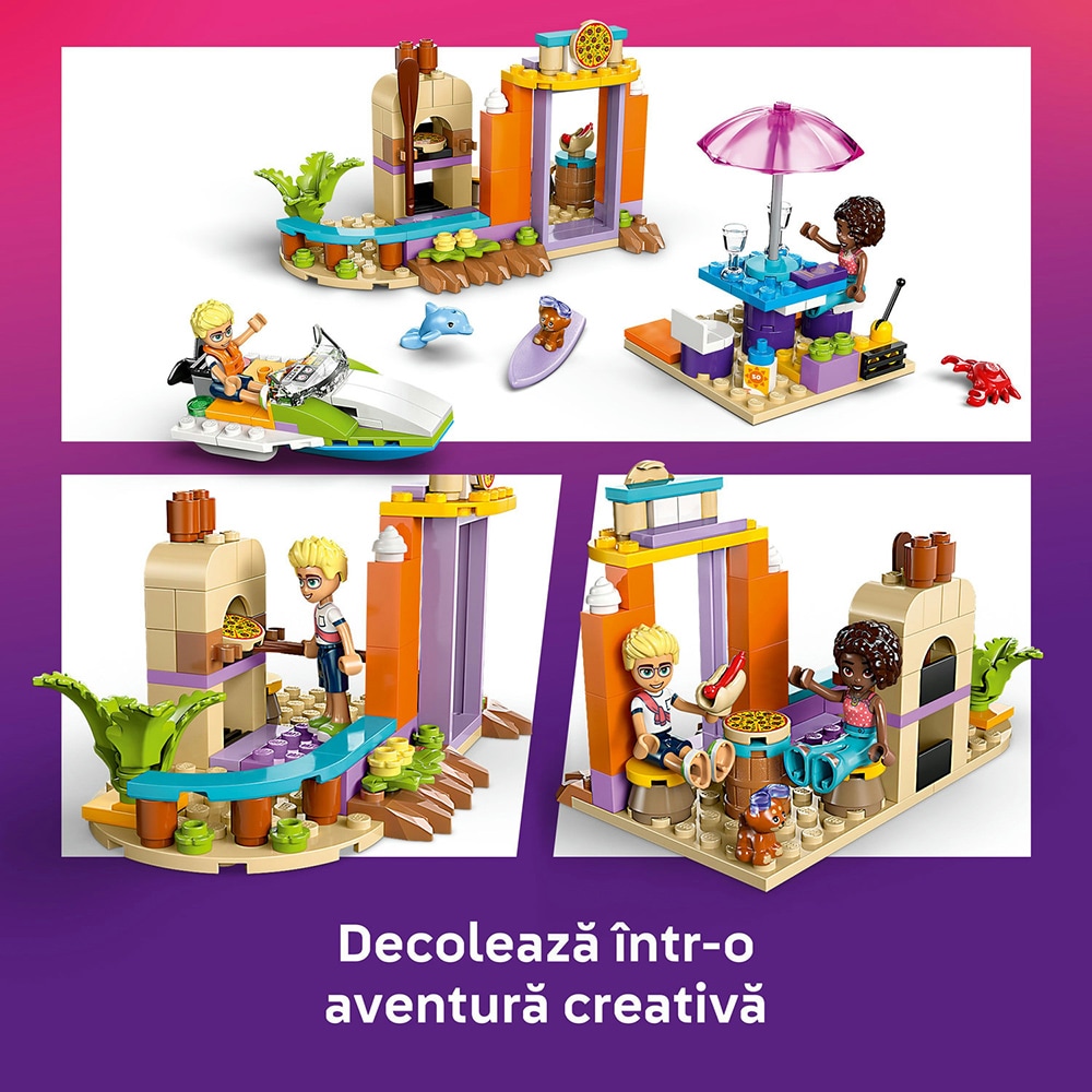 LEGO Friends:  Valiza creativa de plaja si calatorie 42672, 5 ani+, 188 piese
