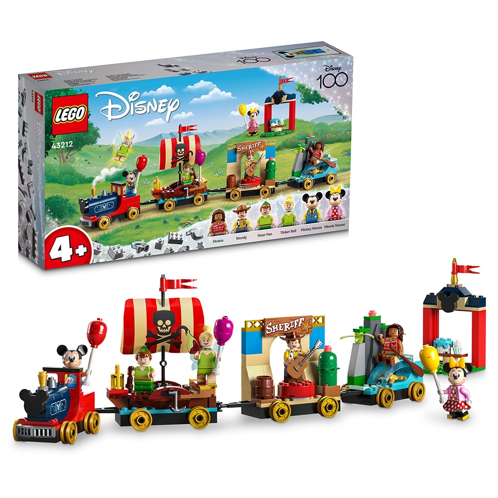 LEGO Disney: Tren aniversar Disney 43212, 4 ani+, 200 piese