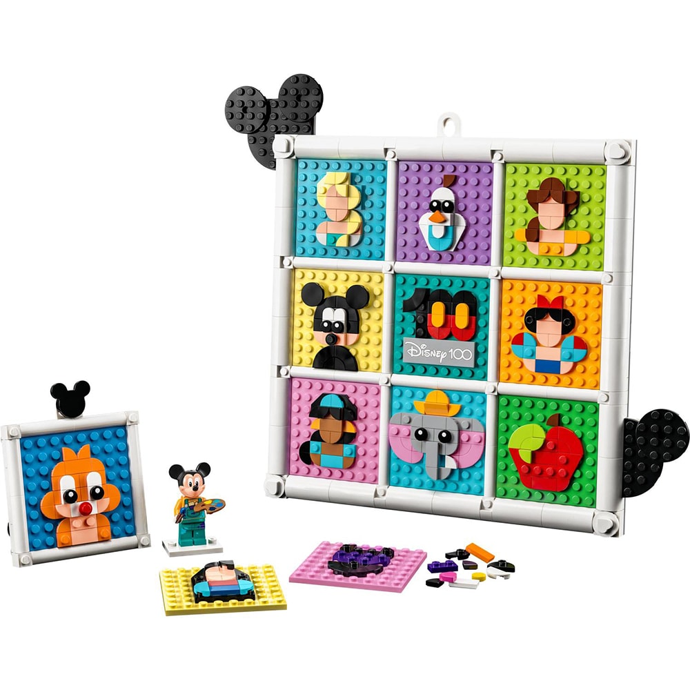 LEGO Disney: 100 de ani de animatii Disney 43221, 6 ani+, 1022 piese