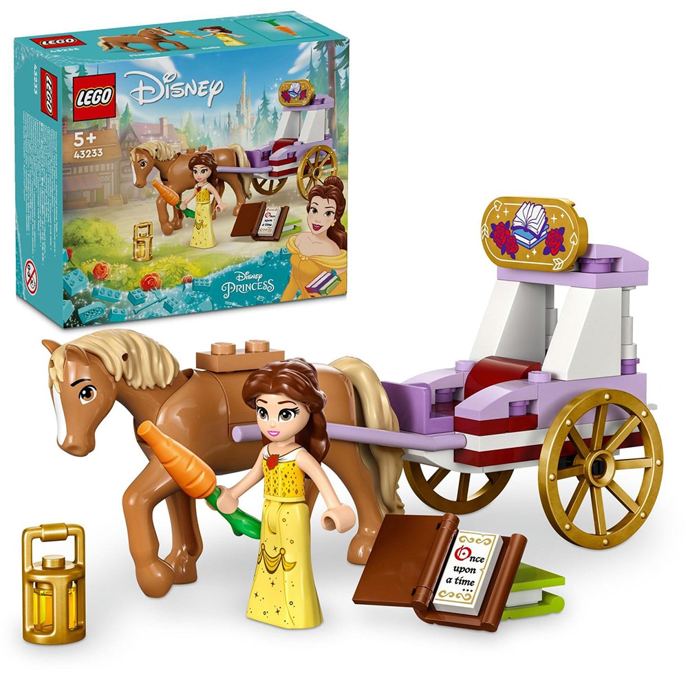 LEGO Disney Princess: Caleasca din povestea lui Belle 43233, 5 ani+, 62 piese