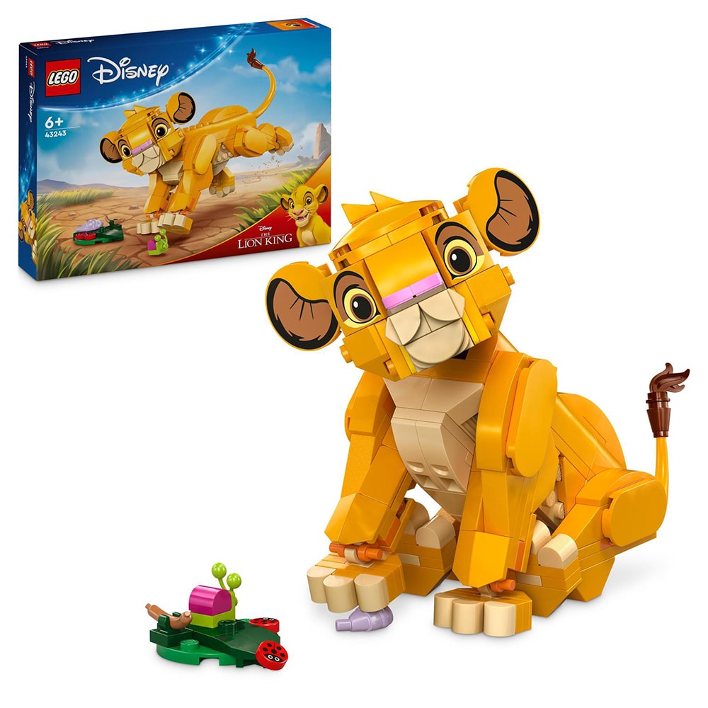 LEGO Disney Princess: Puiul Simba - Regele Leu 43243, 6 ani+, 222 piese