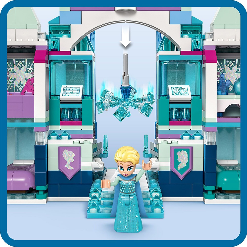 LEGO Disney Princess: Palatul de gheata al Elsei 43244, 6 ani+, 630 piese
