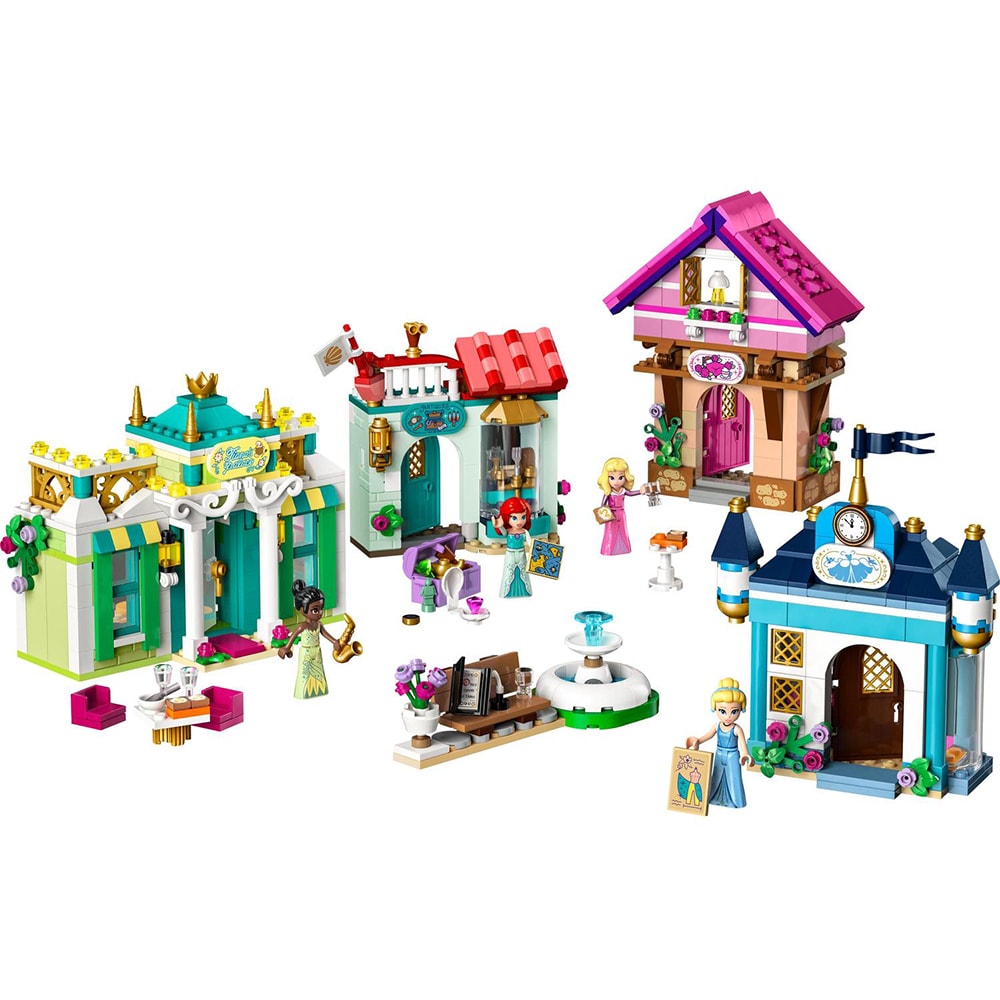 LEGO Disney Princess: Aventura la piata a printesei Disney 43246, 6 ani+, 817 piese