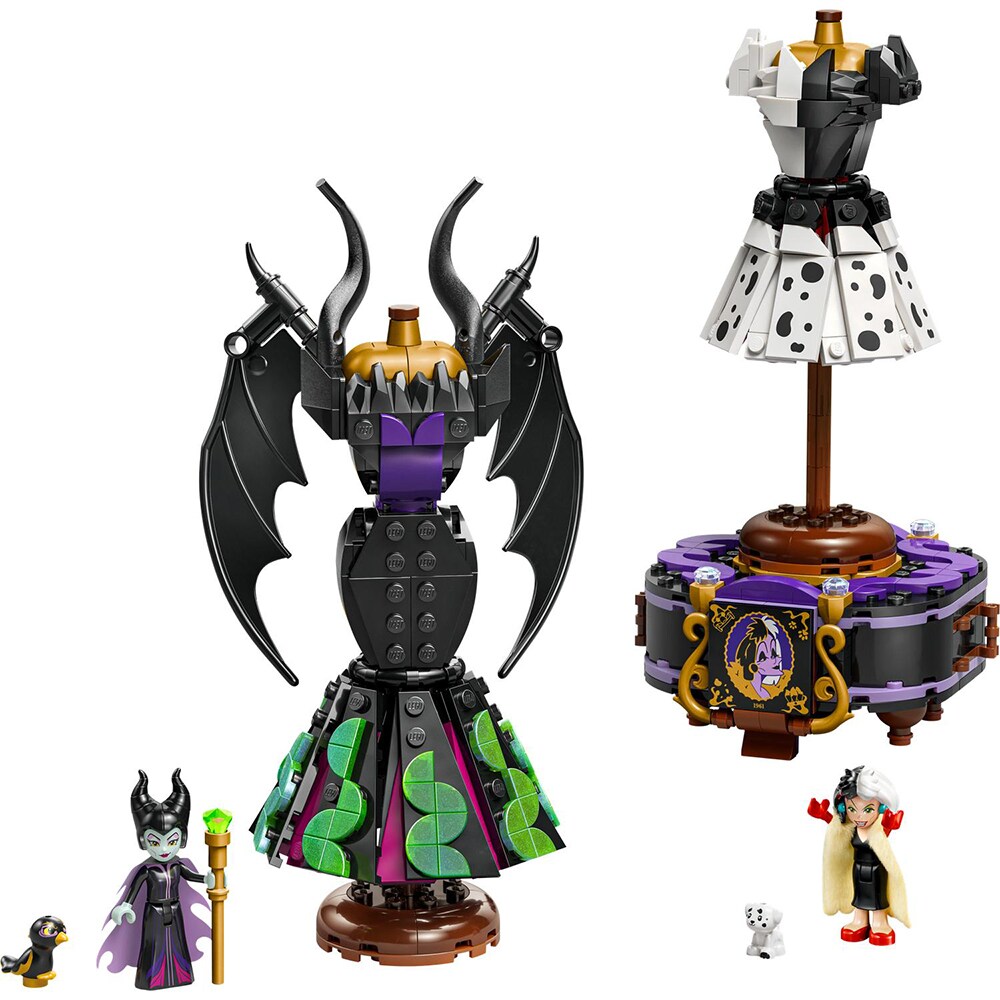 LEGO Disney Princess: Rochiile lui Maleficent si Cruella De Vil 43262, 9 ani+, 524 piese