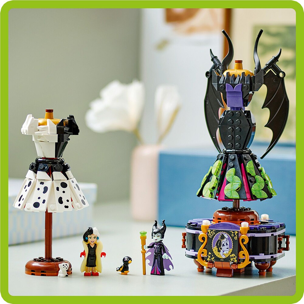 LEGO Disney Princess: Rochiile lui Maleficent si Cruella De Vil 43262, 9 ani+, 524 piese