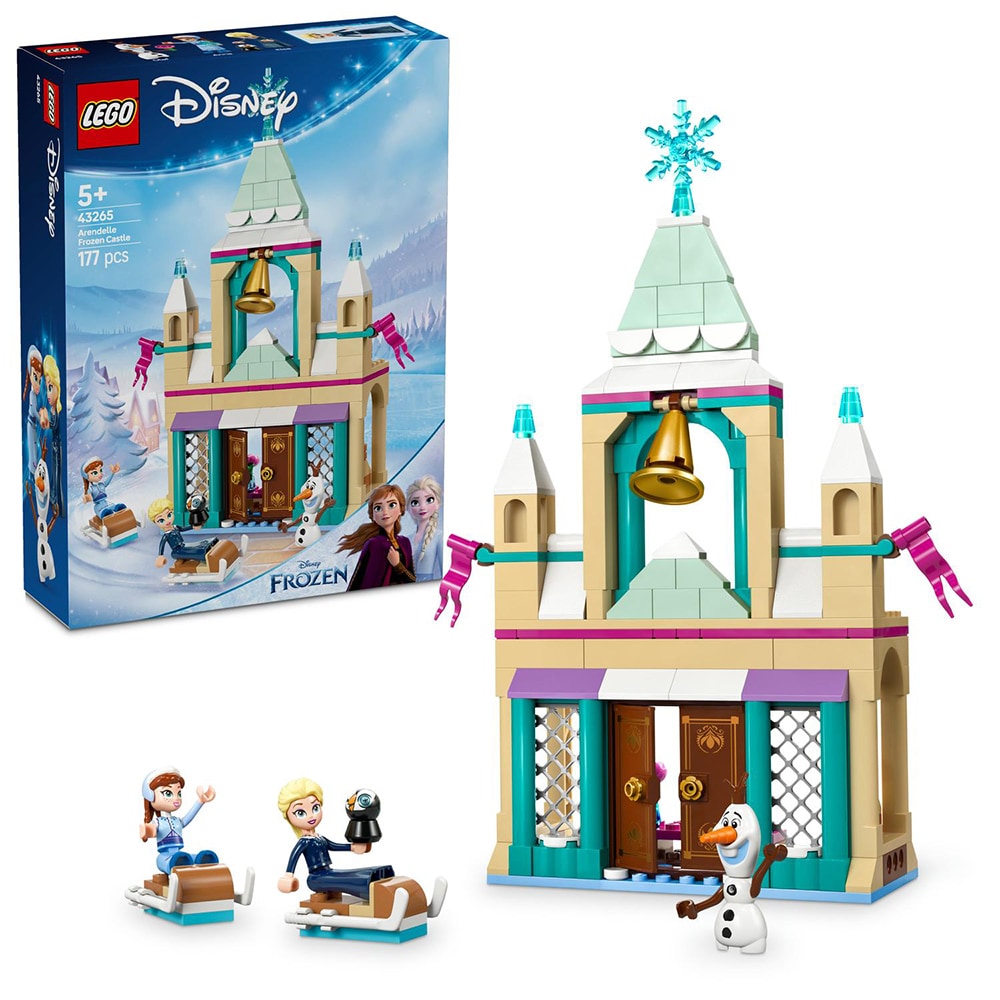 LEGO Disney Princess: Castelul Arendelle din Regatul de gheata 43265, 5 ani+, 177 piese