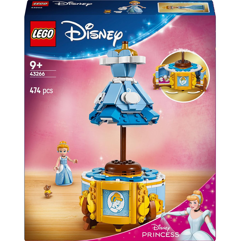 LEGO Disney Princess: Rochia Cenusaresei 43266, 9 ani+, 474 piese