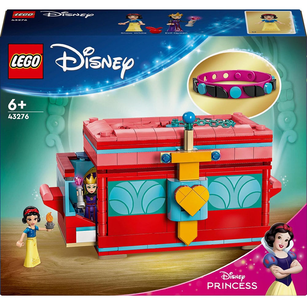 LEGO Disney Princess: Cutia cu bijuterii a Albei ca Zapada 43276, 6 ani+, 358 piese