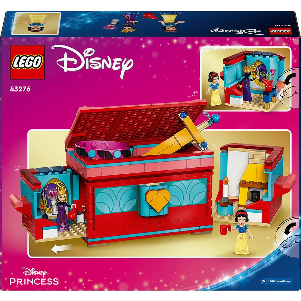 LEGO Disney Princess: Cutia cu bijuterii a Albei ca Zapada 43276, 6 ani+, 358 piese