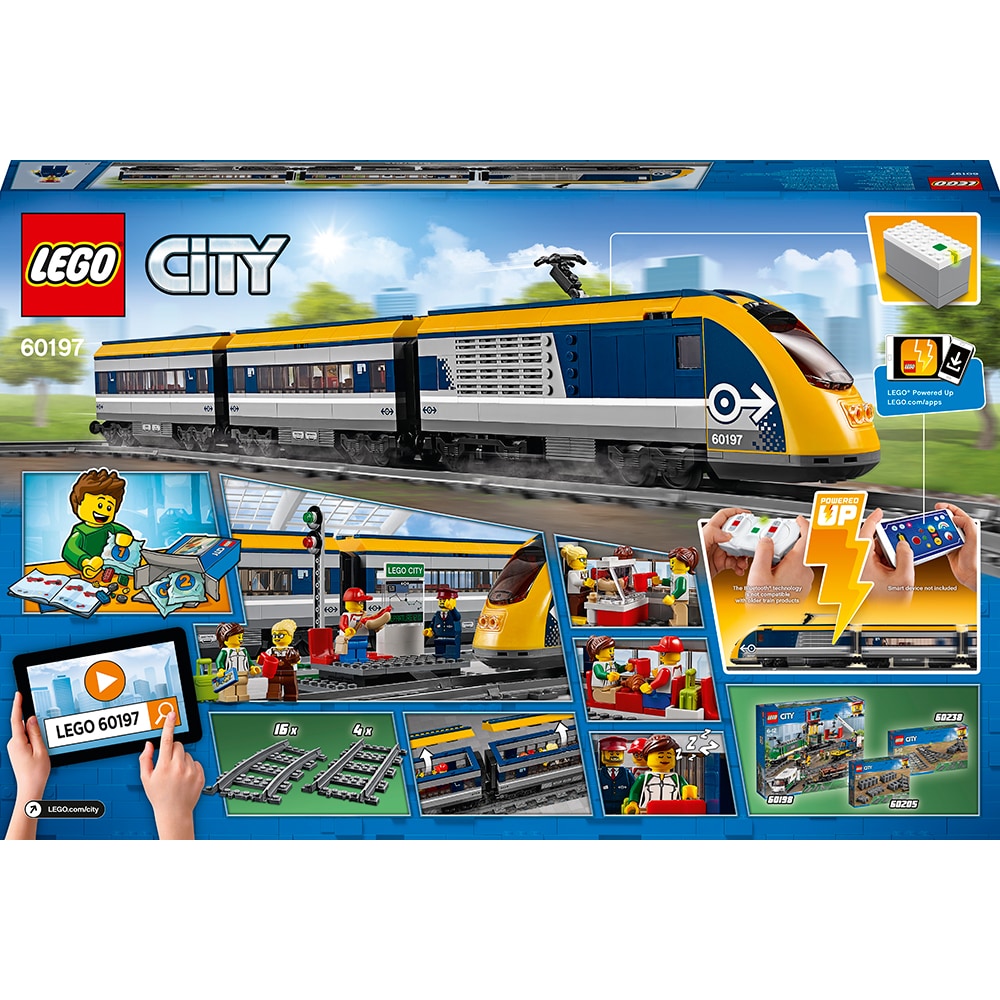 LEGO City: Tren de calatori 60197, 6 - 12 ani, 677 piese