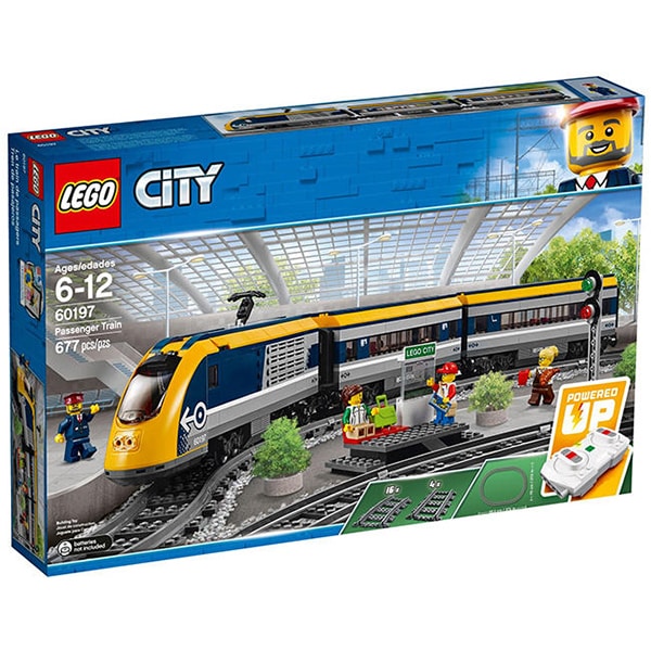 LEGO City: Tren de calatori 60197, 6 - 12 ani, 677 piese