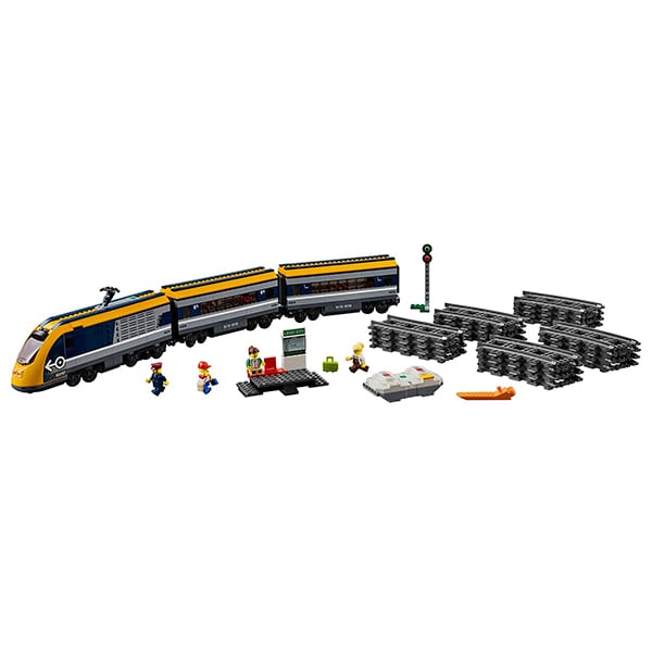LEGO City: Tren de calatori 60197, 6 - 12 ani, 677 piese