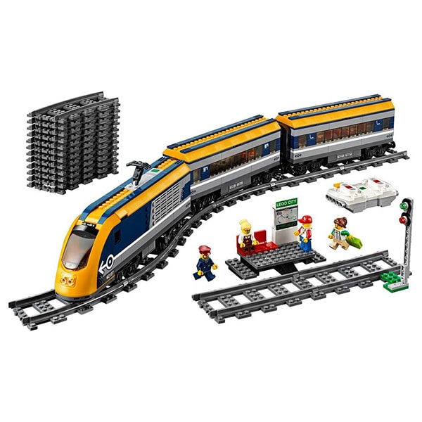 LEGO City: Tren de calatori 60197, 6 - 12 ani, 677 piese
