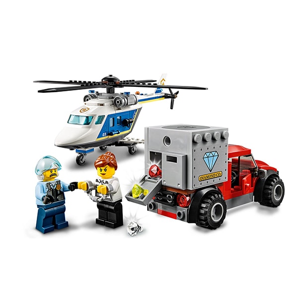 LEGO City: Urmarire cu elicopterul politiei 60243, 5 ani+, 212 piese