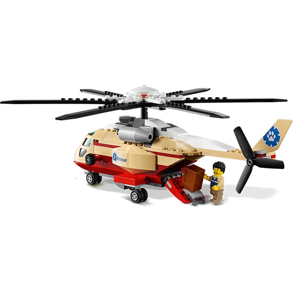 LEGO City: Operatiune de salvare a animalelor salba 60302, 6 ani+, 525 piese