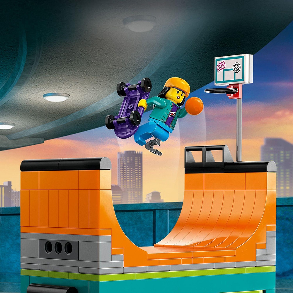 LEGO City: Parc pentru skateboard 60364, 6 ani+, 454 piese