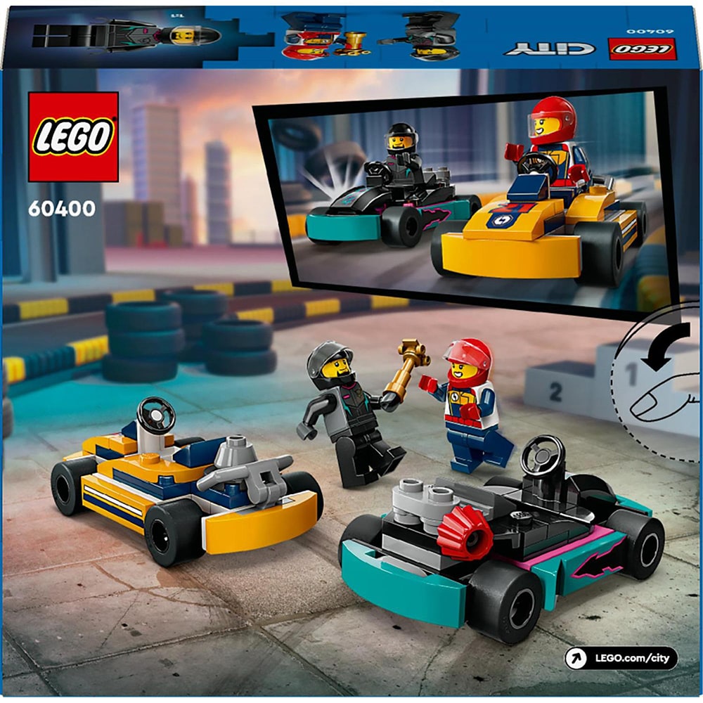 LEGO City: Carturi si piloti de curse 60400, 5 ani+, 99 piese