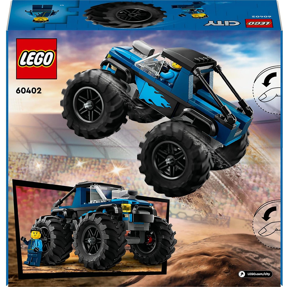 LEGO City: Monster truck albastru 60402, 5 ani+, 148 piese