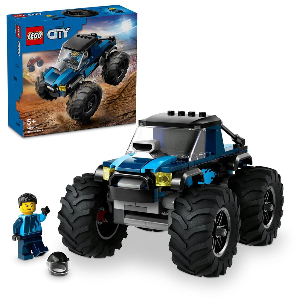LEGO City: Monster truck albastru 60402, 5 ani+, 148 piese