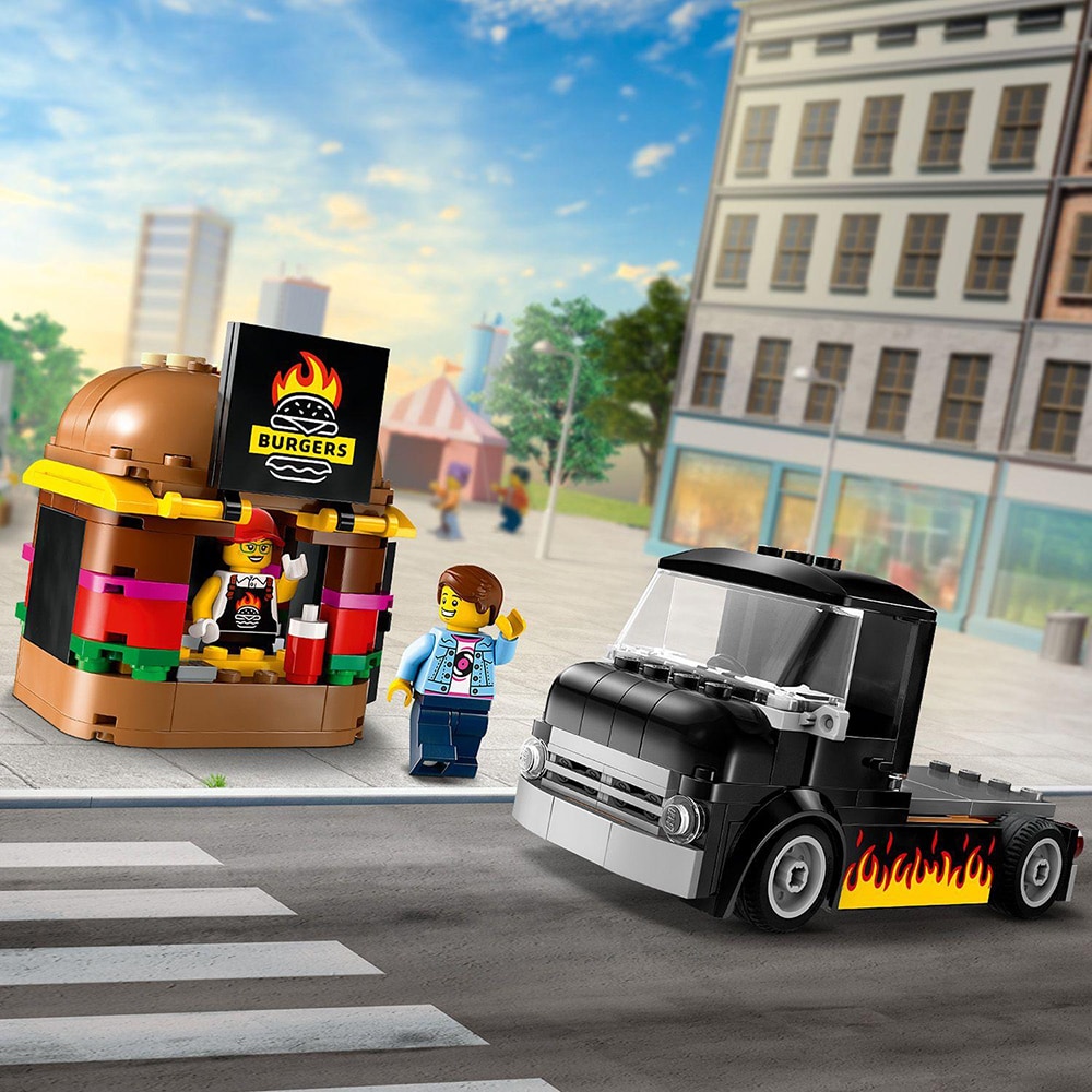 LEGO City: Toneta de burgeri 60404, 5 ani+, 194 piese