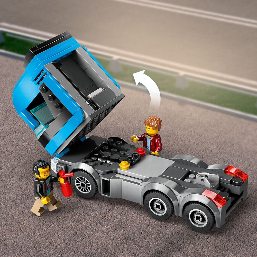 LEGO City: Camion transportor de masini sport 60408, 7 ani+, 998 piese