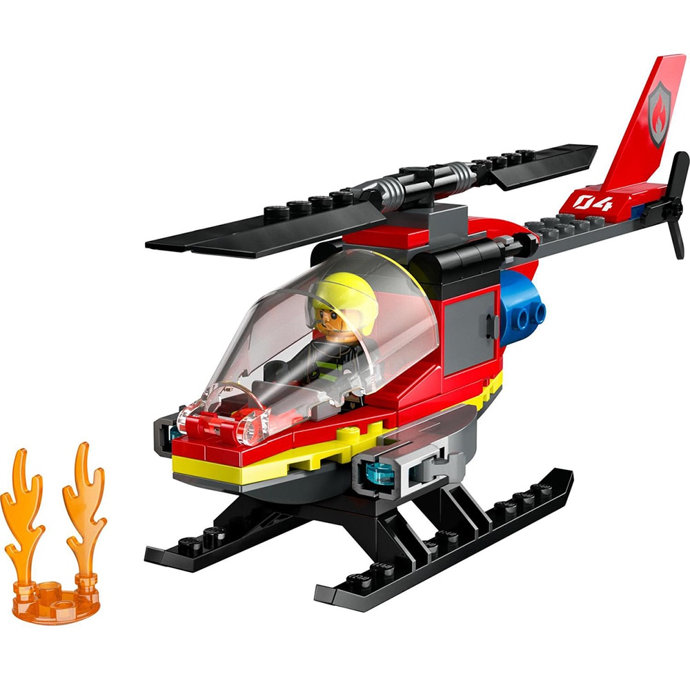 LEGO City: Elicopter de pompieri 60411, 5 ani+, 85 piese