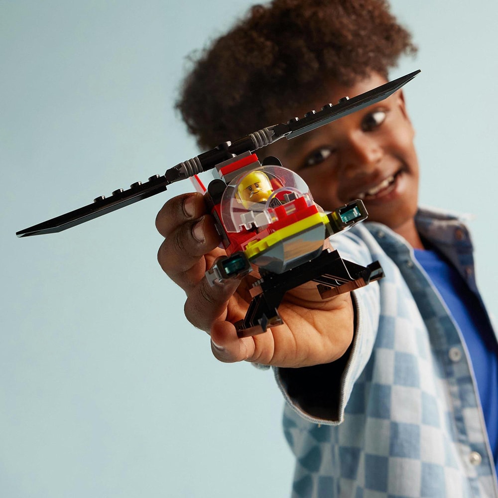 LEGO City: Elicopter de pompieri 60411, 5 ani+, 85 piese