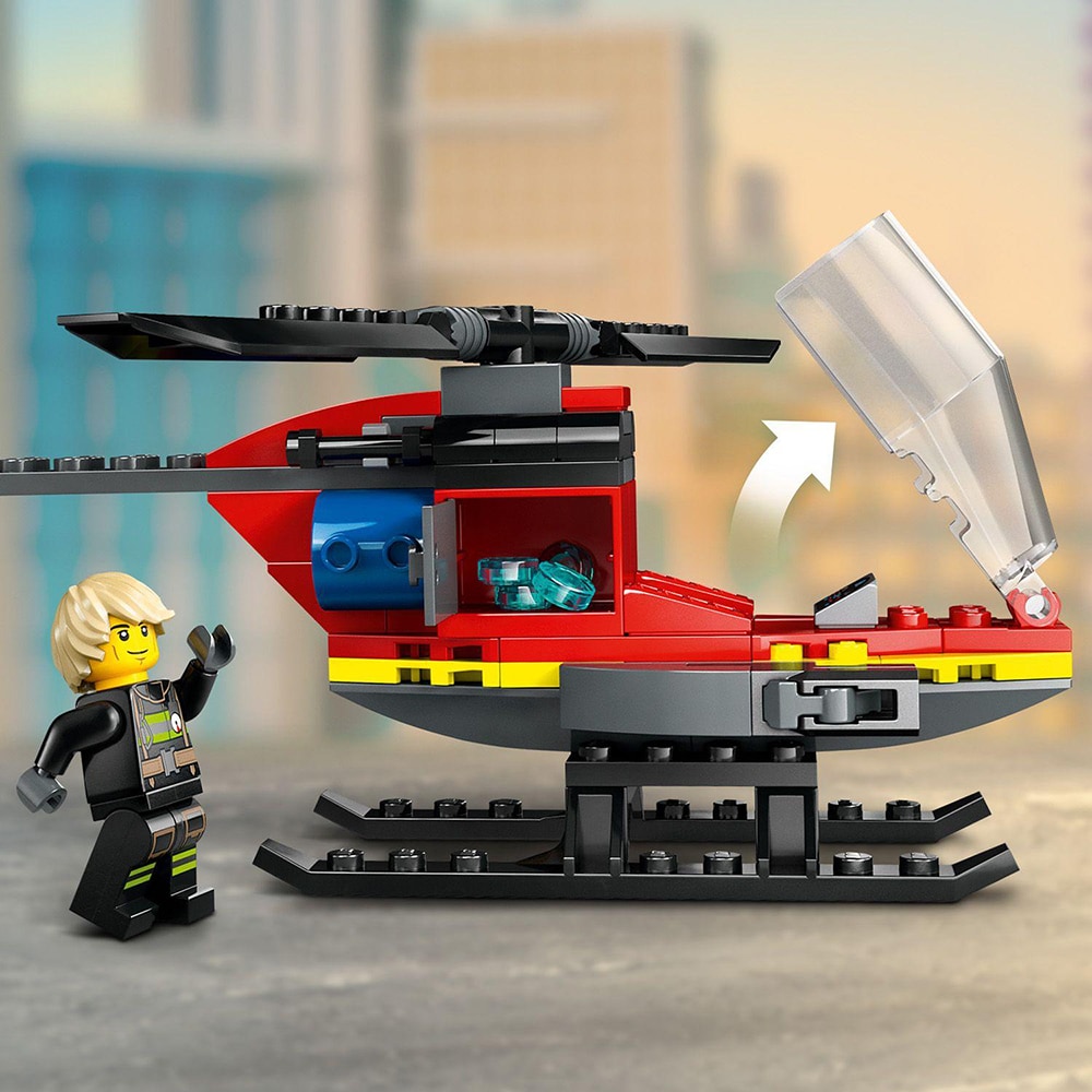 LEGO City: Elicopter de pompieri 60411, 5 ani+, 85 piese