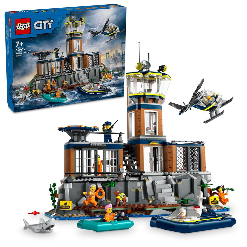 LEGO City: Insula - Inchisoare 60419, 7 ani+, 980 piese