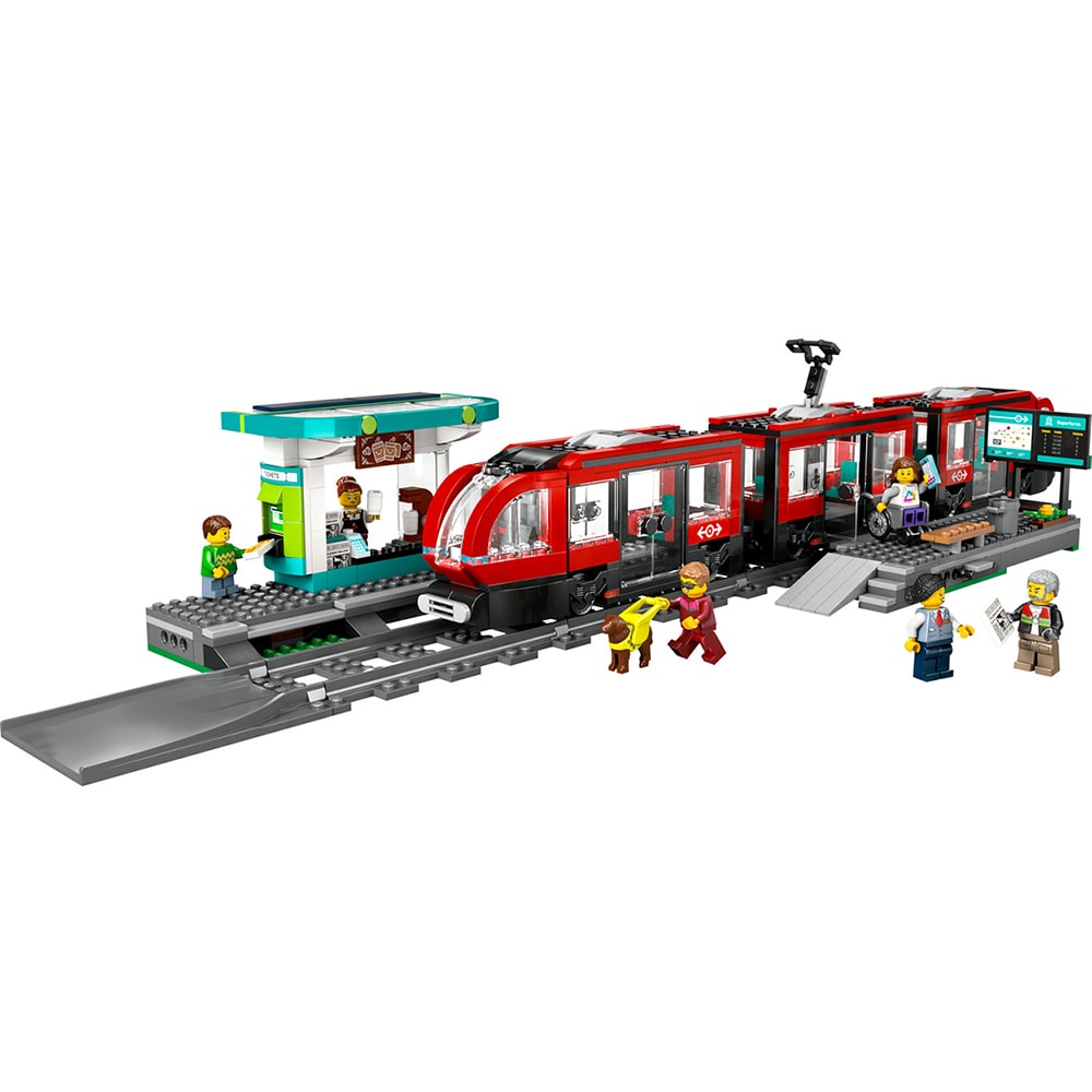 LEGO City: Statie si tramvai in centrul orasului 60423, 7 ani+, 811 piese