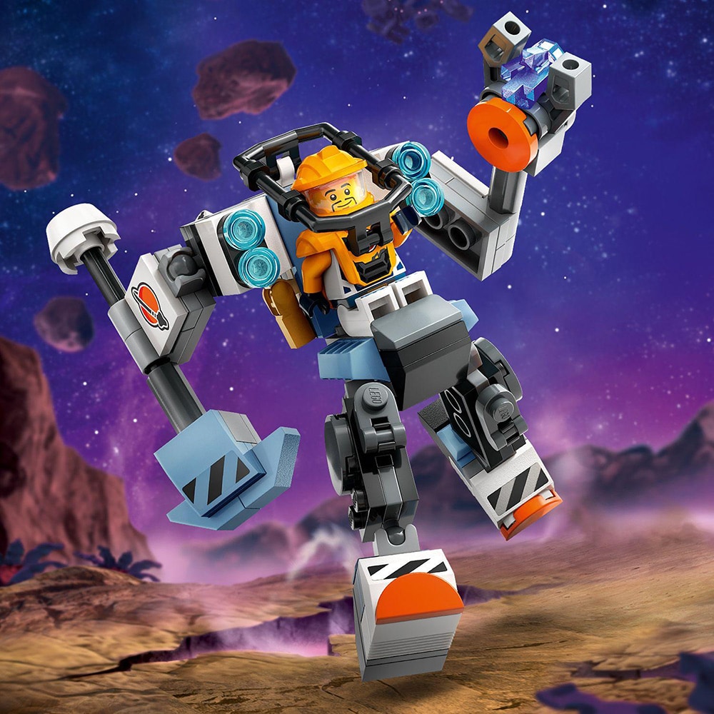 LEGO City: Robot spatial de constructii 60428, 6 ani+, 140 piese