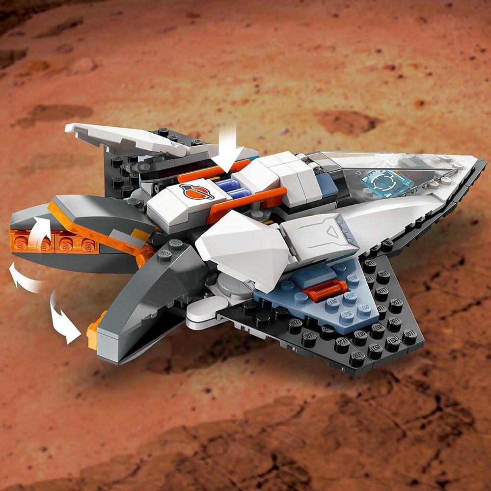 LEGO City: Nava spatiala interstelara 60430, 6 ani+, 240 piese
