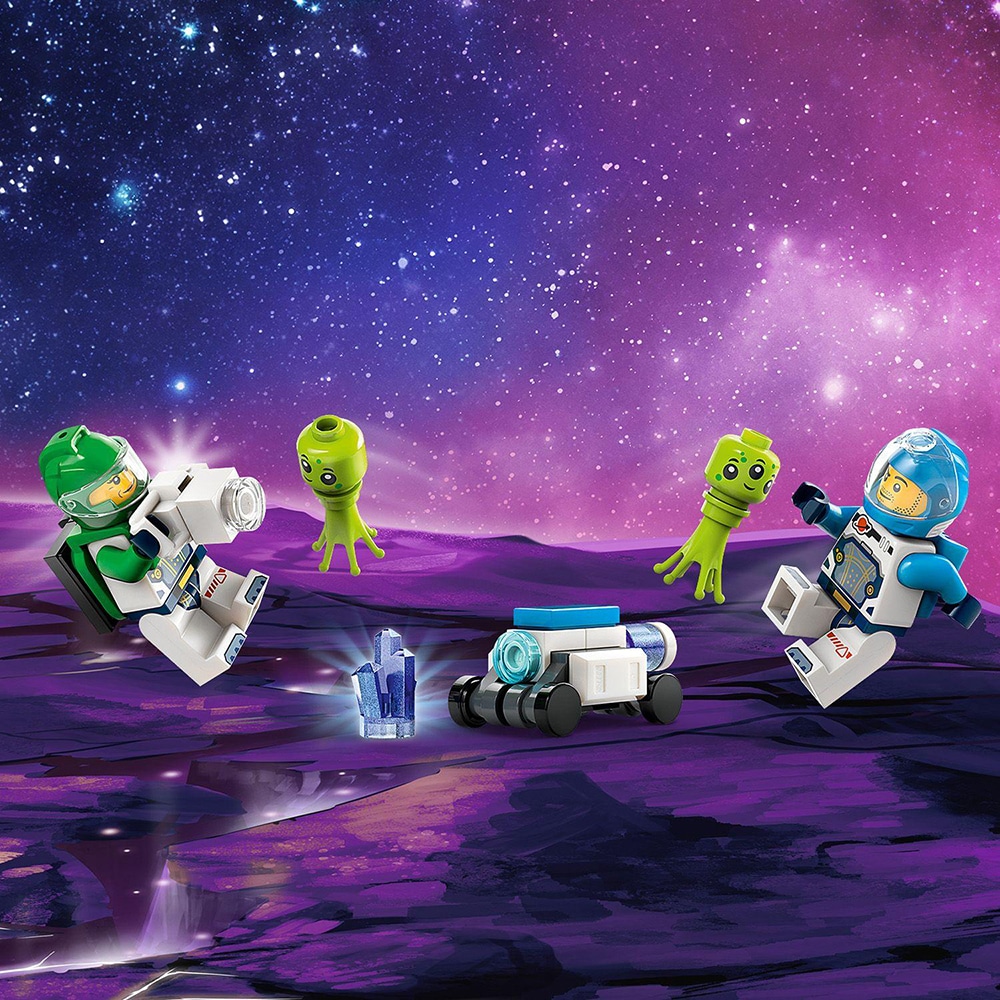 LEGO City: Rover de explorare spatiala si viata extraterestra 60431, 6 ani+, 311 piese