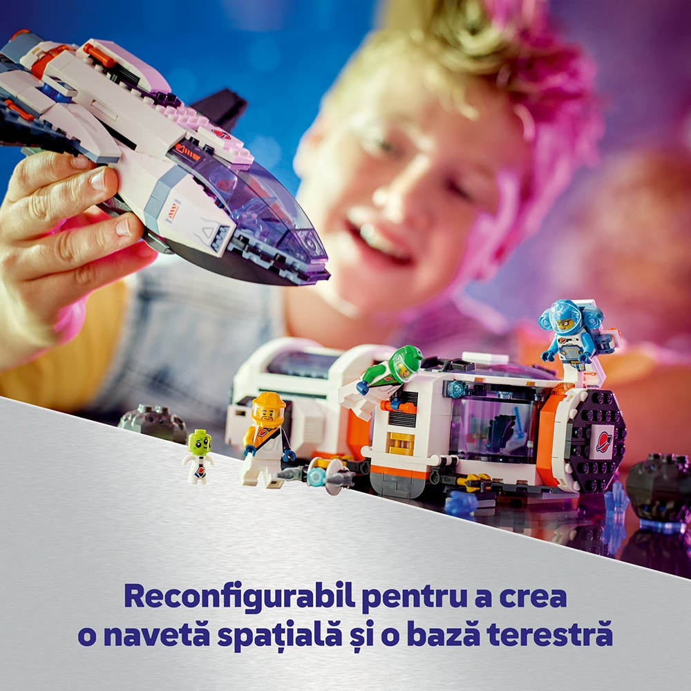 LEGO City: Nava spatiala galactica modulara 60446, 7 ani+, 717 piese