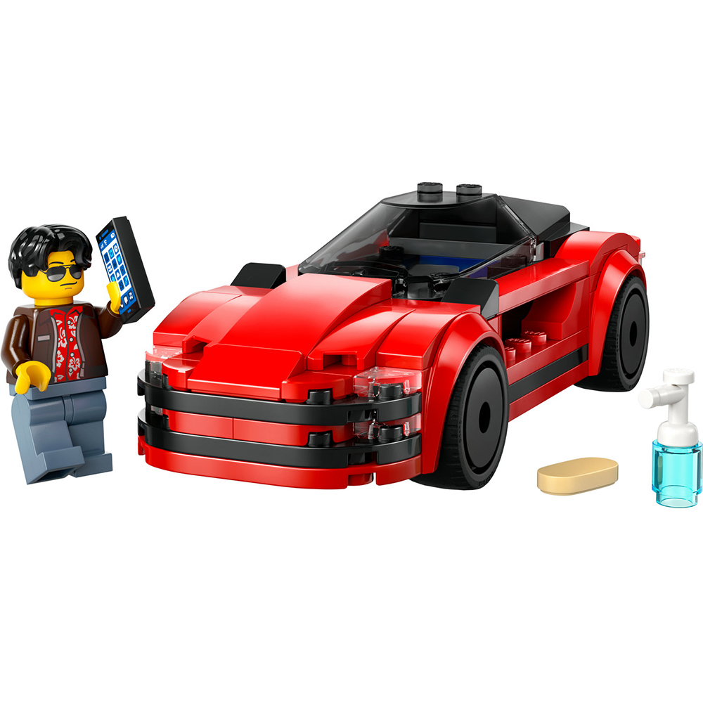 LEGO City: Masina sport rosie 60448, 5 ani+, 109 piese