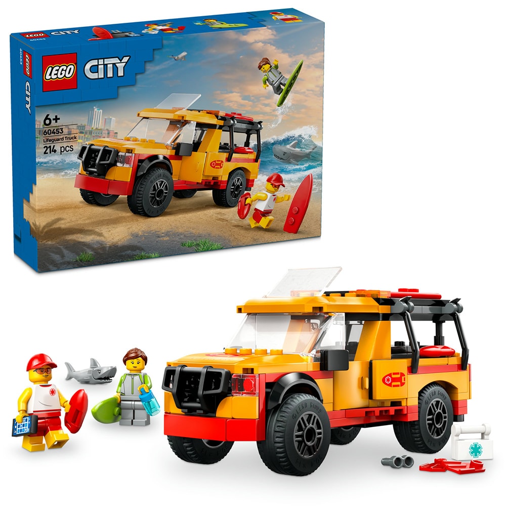 LEGO City: Masina de interventie a salvamarilor 60453, 6 ani+, 214 piese