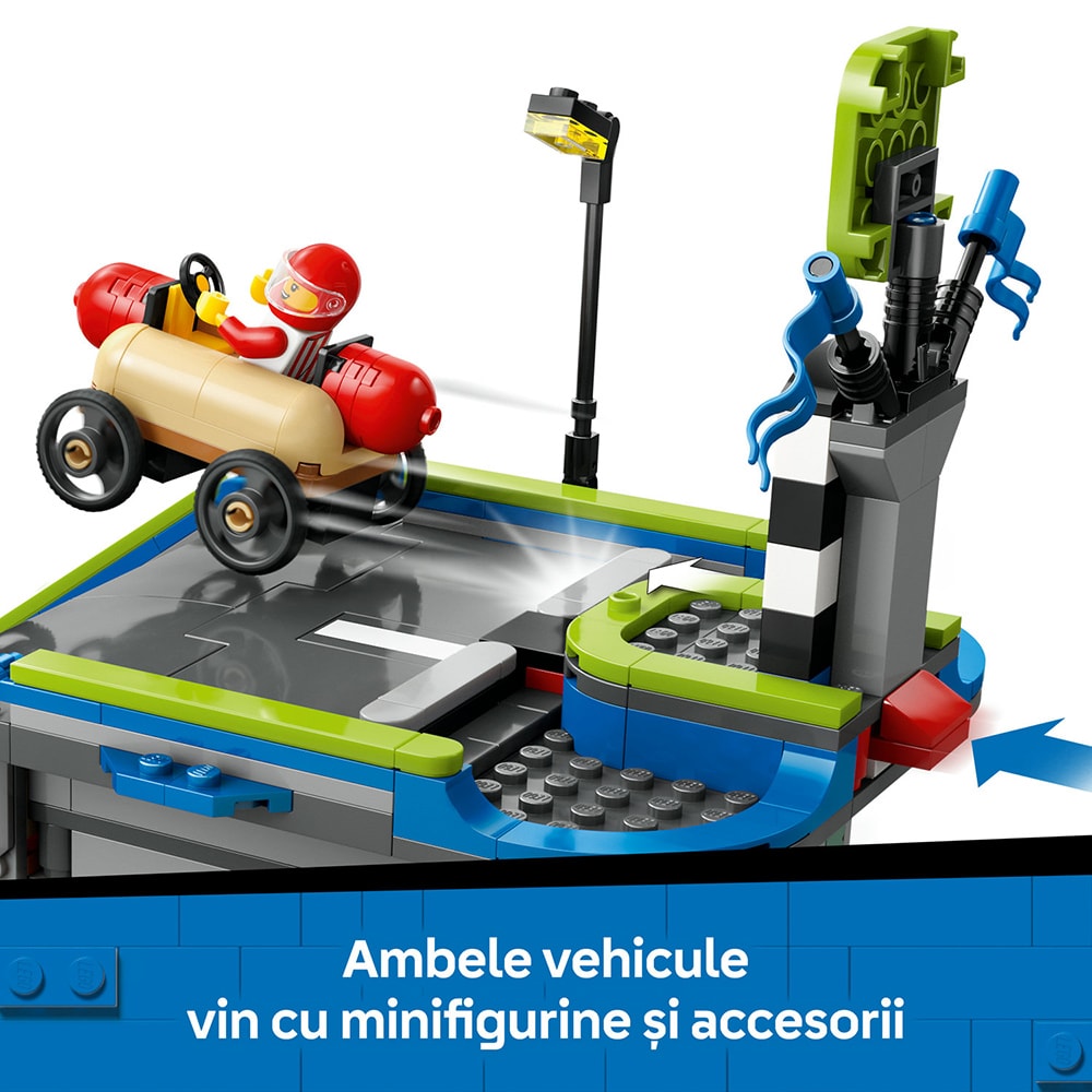 LEGO City: Fara limite - Rampa pentru curse de masini 60460, 6 ani+, 436 piese