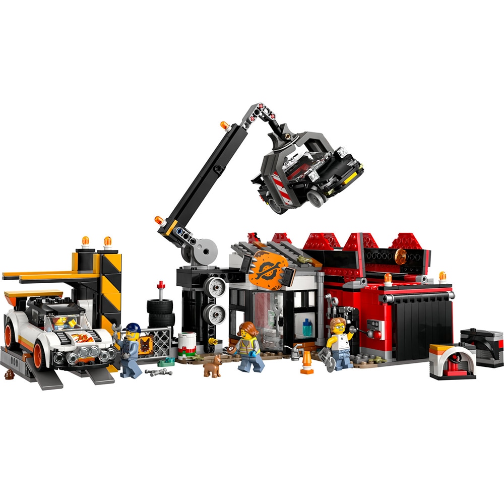 LEGO City: Cimitir de masini vechi 60472, 7 ani+, 871 piese