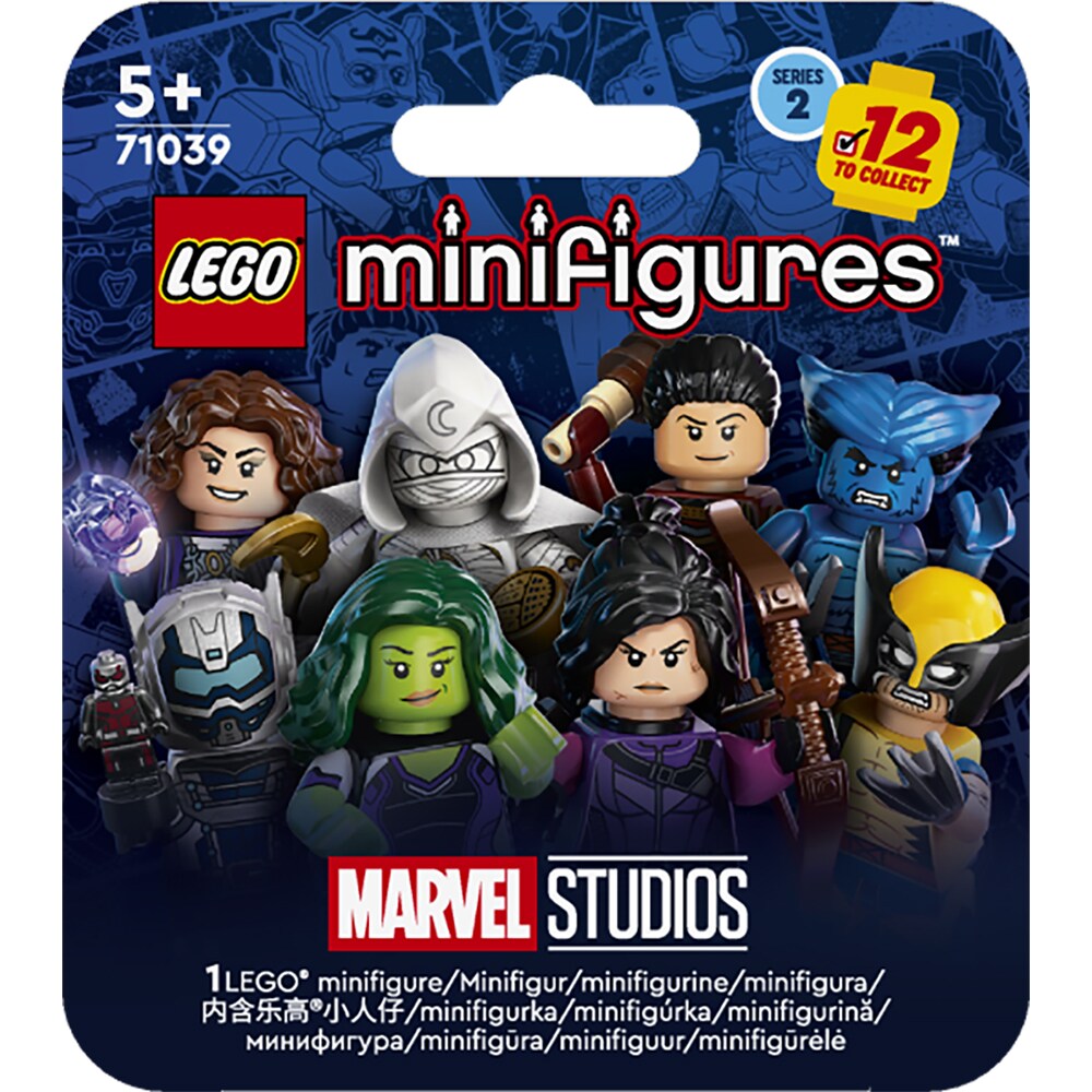 LEGO Minifigures: Marvel Studios Series 2 71039, 5 ani+, 10 piese