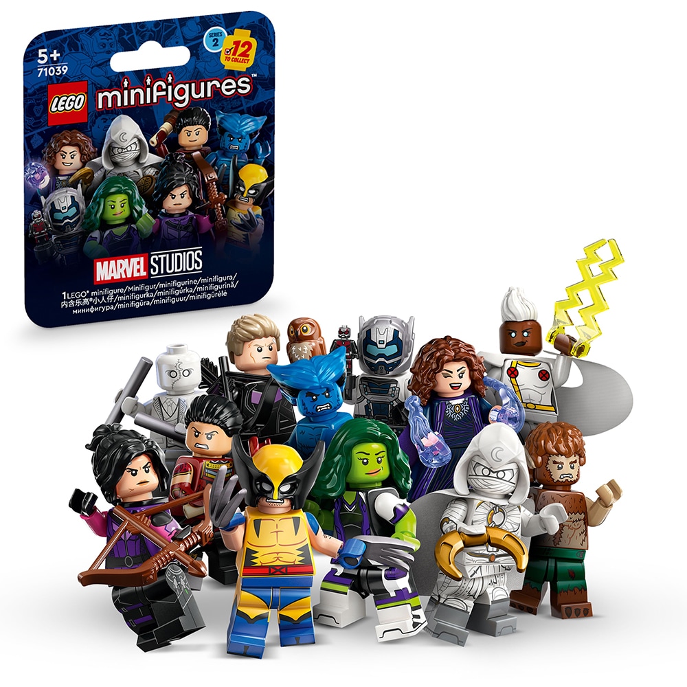 LEGO Minifigures: Marvel Studios Series 2 71039, 5 ani+, 10 piese