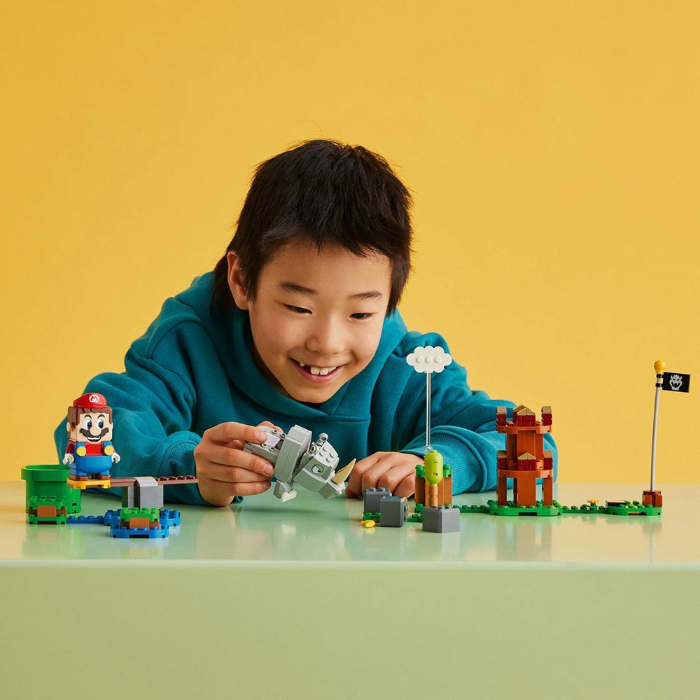 LEGO Super Mario: Rinocerul Rambi -  Set de extindere 71420, 7 ani+, 106 piese
